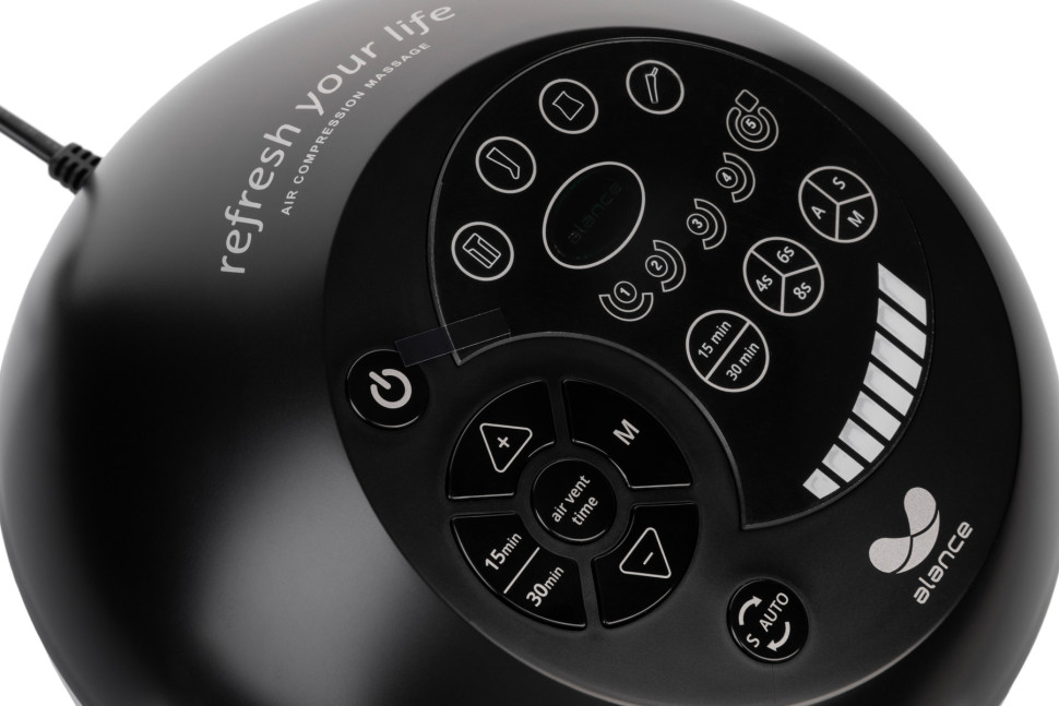 Аппарат для массажа и прессотерапии Gapo Alance Black, комплект «Стандарт» XXL