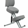 Стул коленный эргономичный "ОЛИМП" СК-2-2Г цвет светло серый (корпус белого цвета)