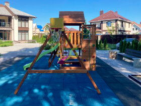 Детская площадка IgraGrad Крафт Pro 4 со скатом 2.2 м (kraft_pro_4_ramp_2.2)