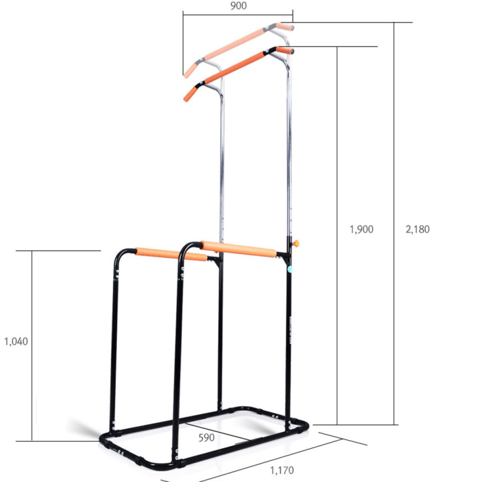 Тренажер турник - брусья DFC POWER TOWER G006