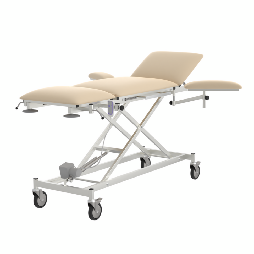 Стол с электроприводом для перевязок и процедур СППэ VLANA (колеса Ø 150 мм)