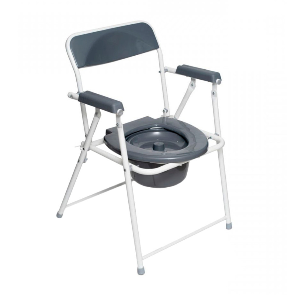 Кресло-туалет медицинский Barry, вариант исполнения Barry WC600w (белый) складной