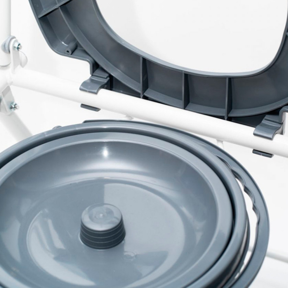 Кресло-туалет медицинский Barry, вариант исполнения Barry WC600w (белый) складной