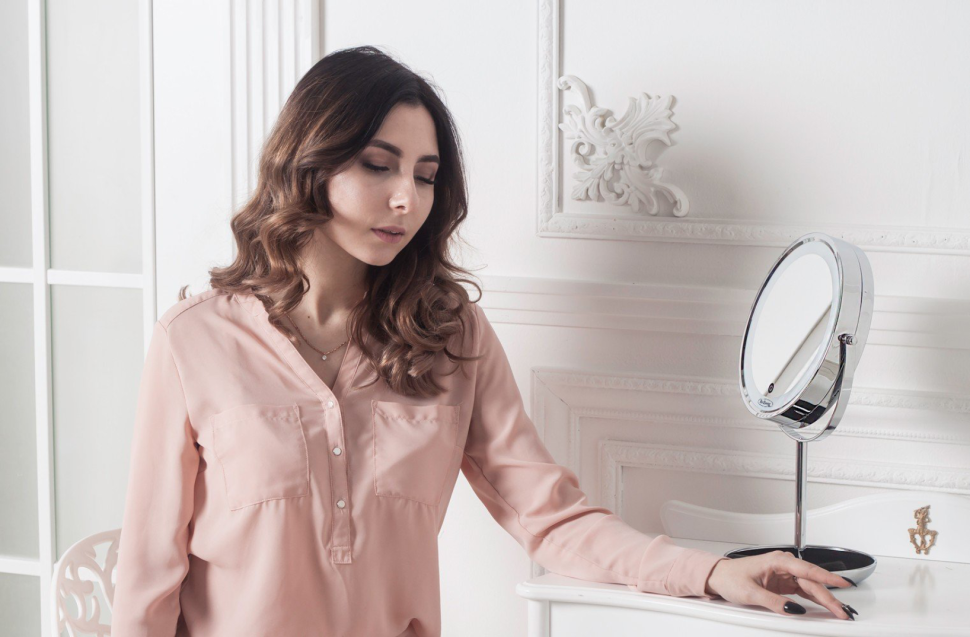 Зеркало косметическое с подсветкой Belberg BZ-04 увеличение х7