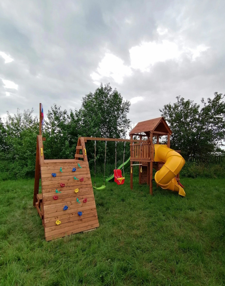 Детский городок Выше всех Маугли 1 со спиральной горкой