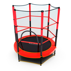 Батут детский DFC TRAMPOLINE-RED 55&quot; с сеткой