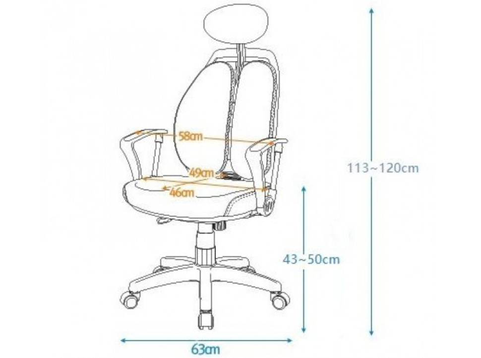 Офисное кресло серия Synif мод. New Trans (SY-0780-BL)