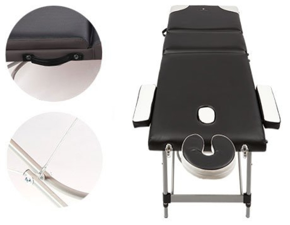 Массажный стол Casada AL-3-16 BW