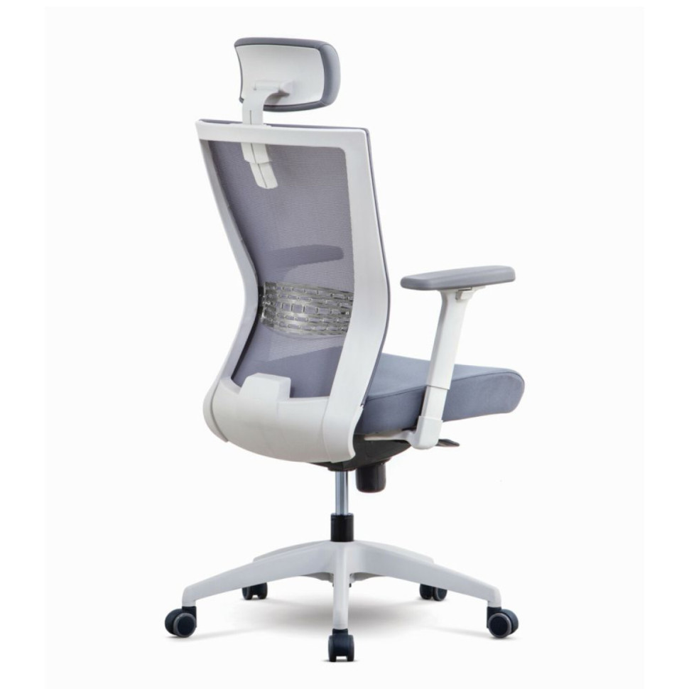 Эргономичное кресло для офиса SCHAIRS AIRE-101W, Цвет: серебряный