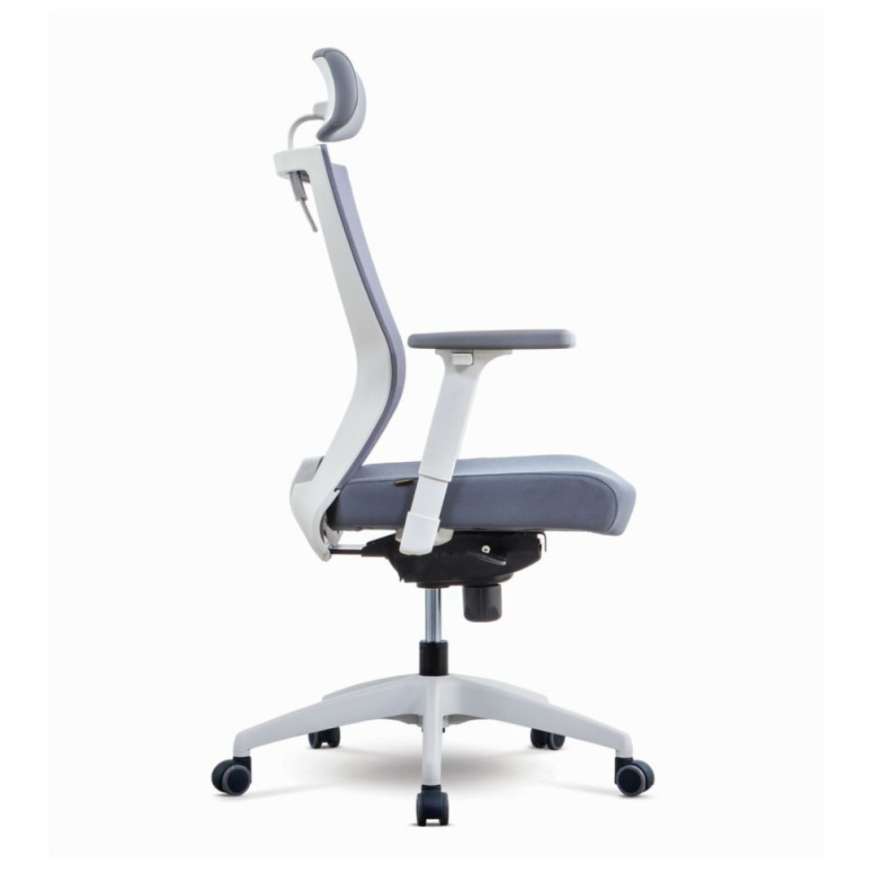 Эргономичное кресло для офиса SCHAIRS AIRE-101W, Цвет: серебряный