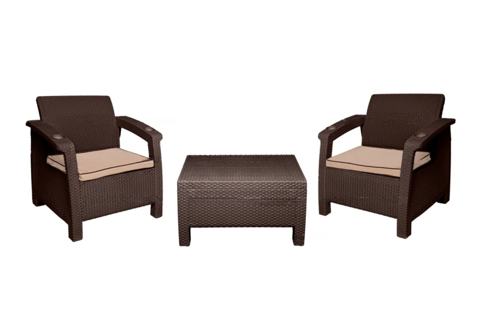 Комплект на балкон TWEET Balcony Set, цвет: венге