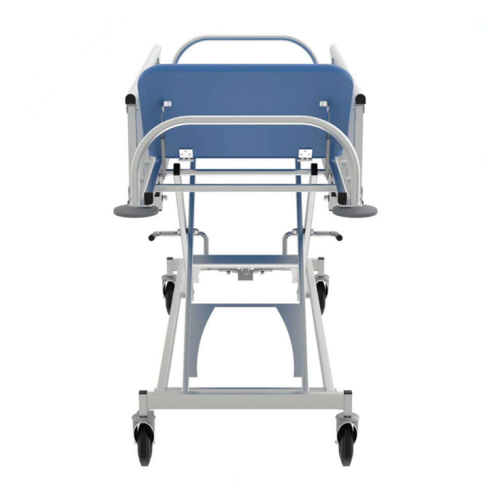 Стол-тележка с гидроприводом для перевозки больных внутрикорпусная СППт VLANA (колеса Ø 150 мм)