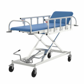 Стол-тележка с гидроприводом для перевозки больных внутрикорпусная СППт VLANA (колеса Ø 150 мм)