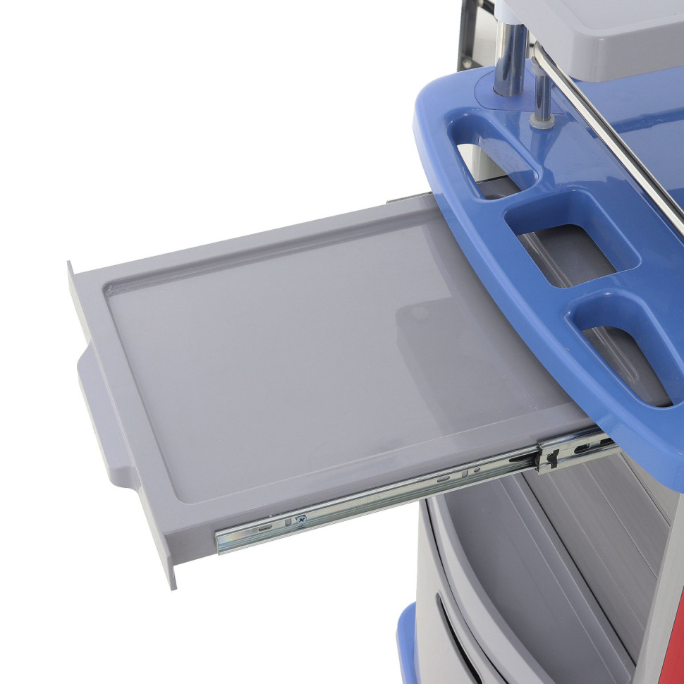 Тележка медицинская Med-Mos ЕТ850-02 ТМ-021АН-00 белая