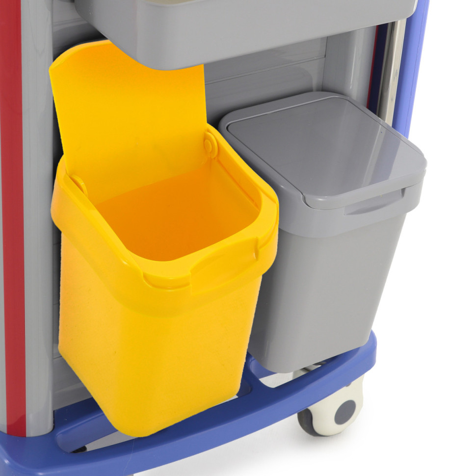 Тележка медицинская Med-Mos ЕТ850-02 ТМ-021АН-00 белая