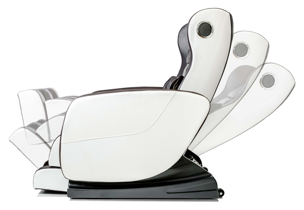 Массажное кресло VictoryFit VF-M58 коричн/белый