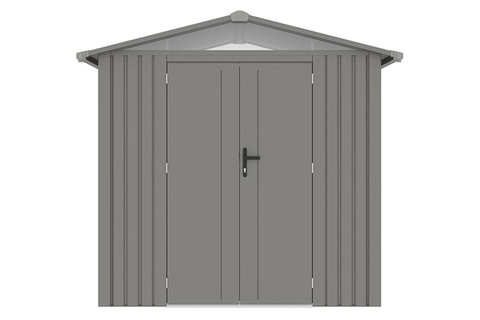 Металлический сарай Black Fox Panorama A из оцинкованной стали