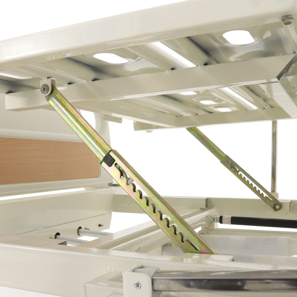 Кровать механическая MED-MOS Е-31 (ABS, 4 секции, без матраса, столик, растомат, уголки, В)