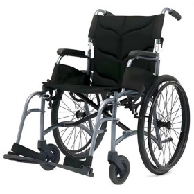 Кресло-коляска механическая MET FLY 300 (43 см) алюминиевая, облегченная