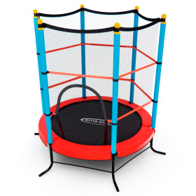 Батут детский DFC SMRKIDS 55&quot; с сеткой, RED