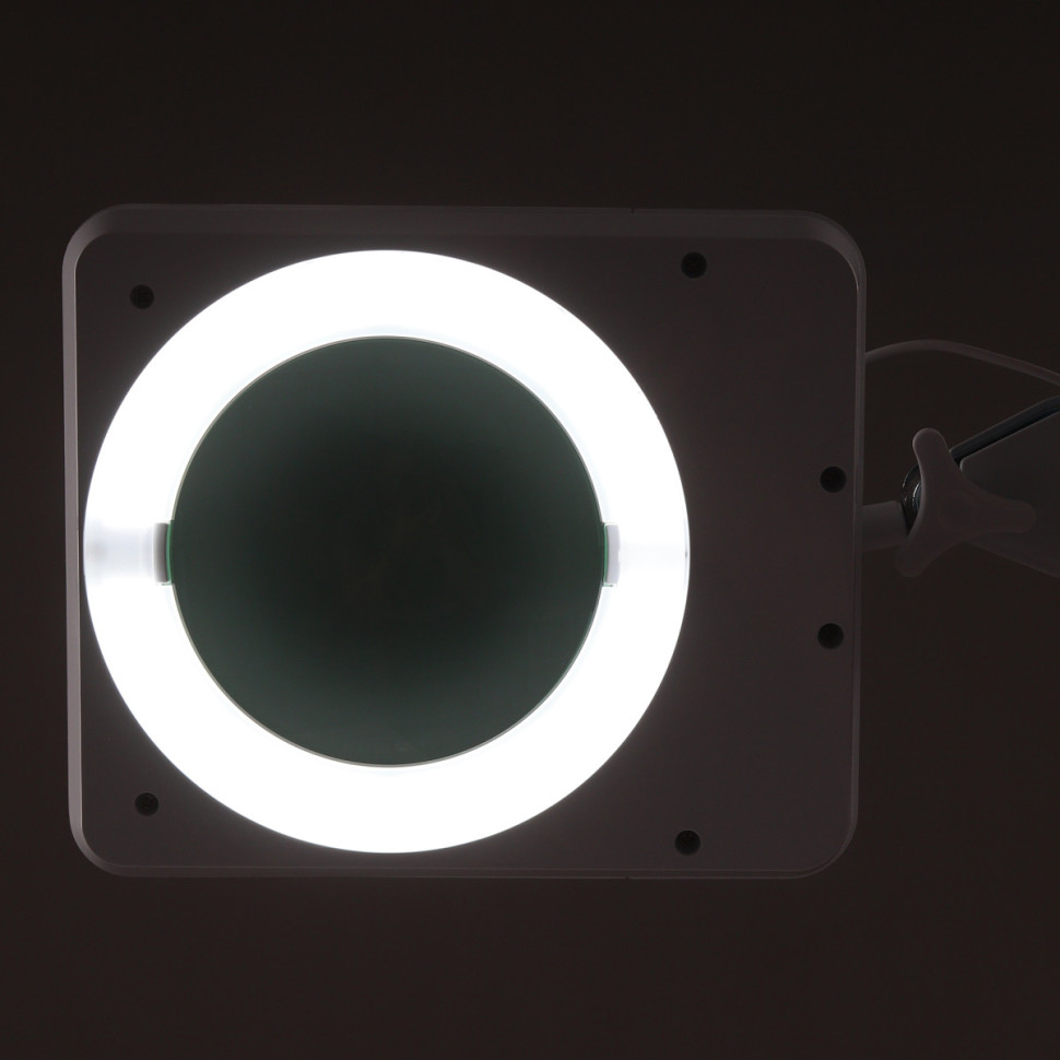 Лампа-лупа бестеневая MED-MOS 9002LED (9008LED-D-127) с настольным креплением