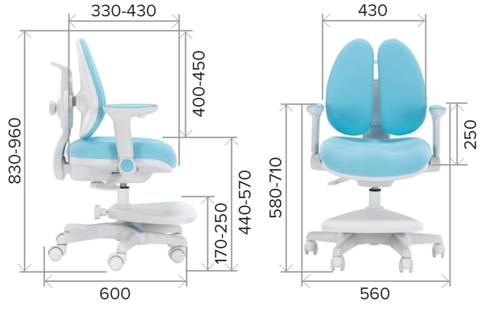 Кресло детское Everprof Kids 101 Ткань Розовый