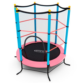 Батут детский DFC SMRKIDS 55&quot; с сеткой, PINK