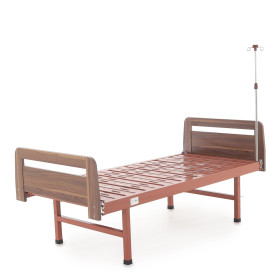Кровать для лежачих больных Мед-Мос Е-18 ЛДСП (коричневый) без матраса