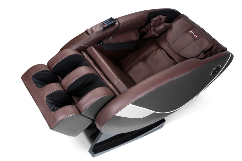 Массажное кресло VictoryFit VF-M98 цвет коричн/серый