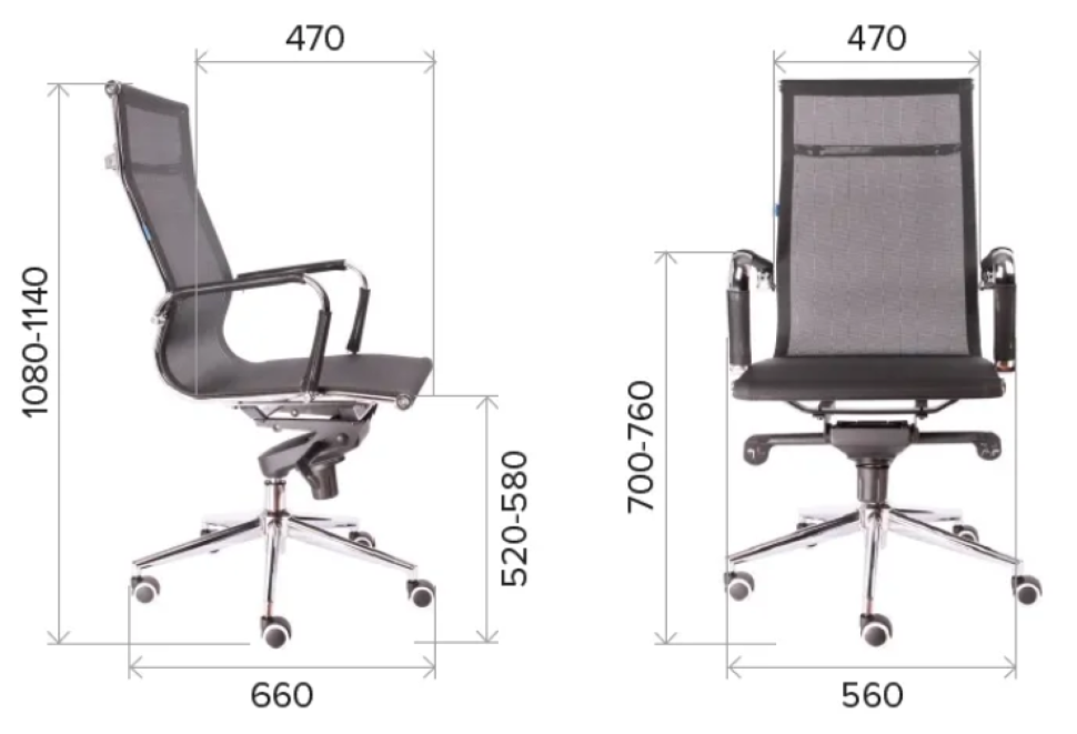 Кресло Everprof Opera M Сетка Серый