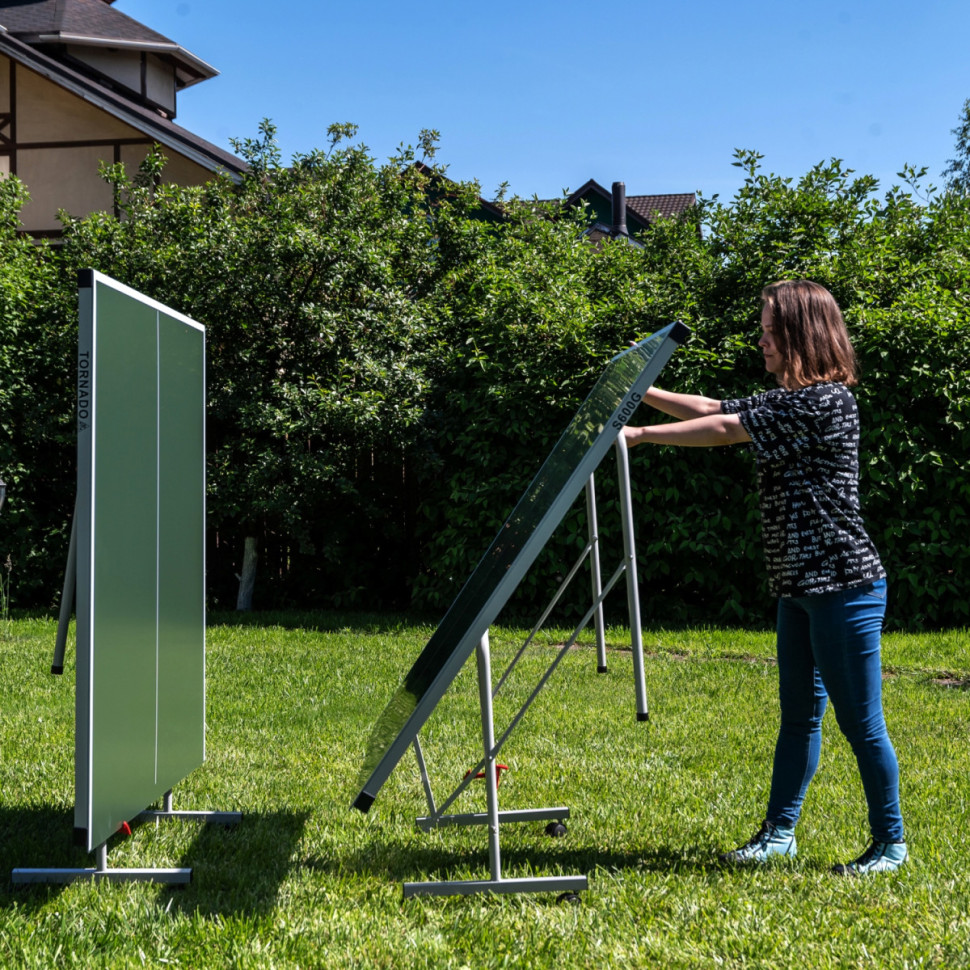 Всепогодный теннисный стол DFC Tornado зеленый S600G