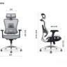 EXPERT ERGO FLY-HB H02W серое