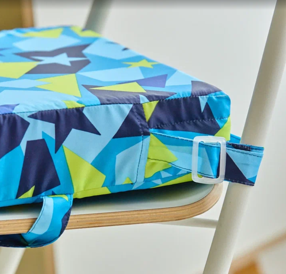 Детское сиденье-бустер (подушка) на стул BelbergKids BK-01 (цвет голубой)