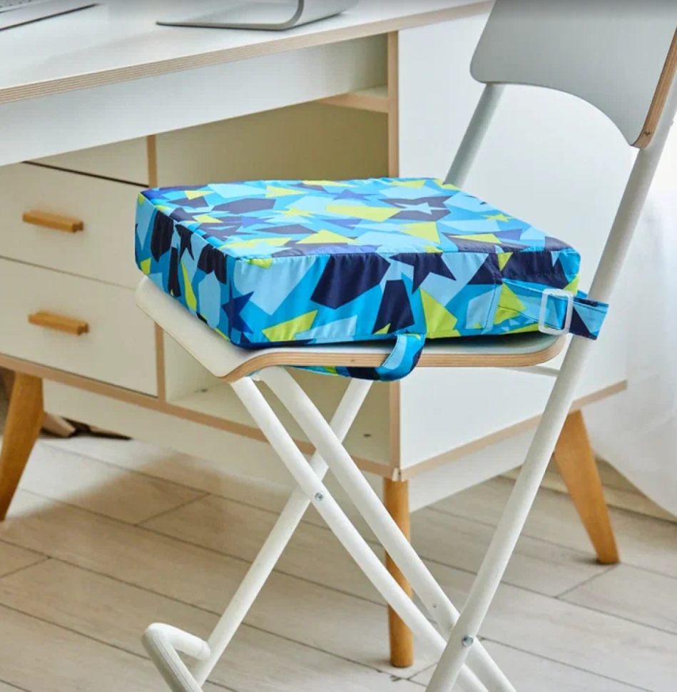 Детское сиденье-бустер (подушка) на стул BelbergKids BK-01 (цвет голубой)