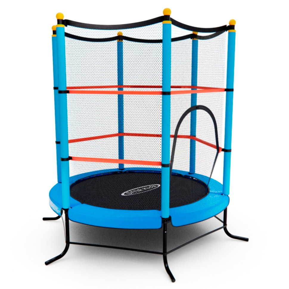 Батут детский DFC SMRKIDS 55" с сеткой, BLUE