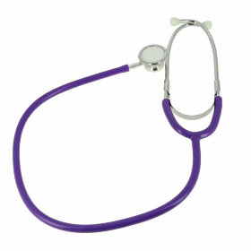 Стетоскоп медицинский двухсторонний педиатрический 04-AM507 фиолетовый