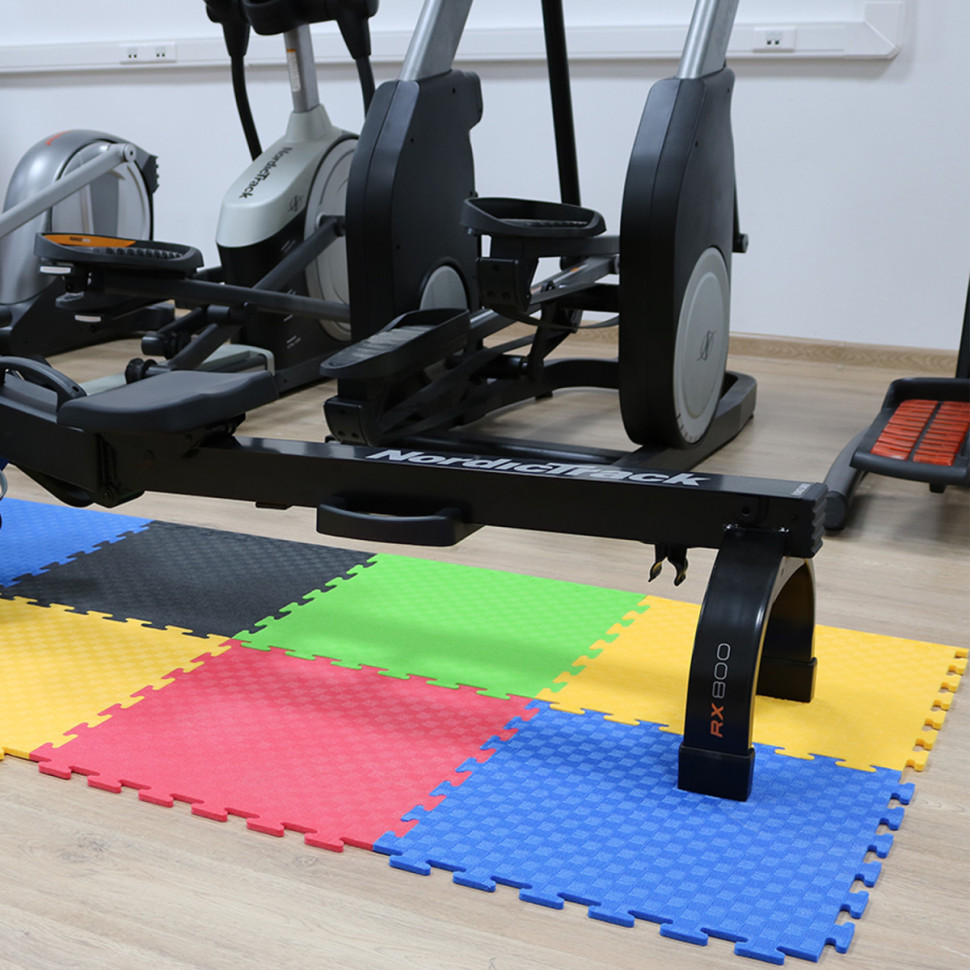 Мат-пазл, 0,48 х 0,48 см, 8 мм, Цвет черный