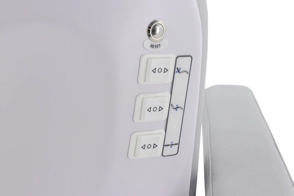 Педикюрное кресло электрическое MED-MOS ММКП-3 (КО-193Д) св.серый с ножной педалью