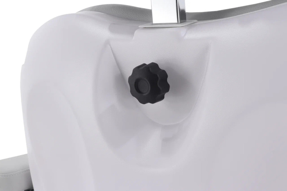 Педикюрное кресло электрическое MED-MOS ММКП-3 (КО-193Д) св.серый с ножной педалью