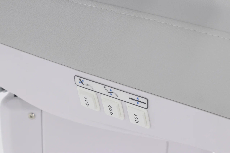 Педикюрное кресло электрическое MED-MOS ММКП-3 (КО-193Д) св.серый с ножной педалью