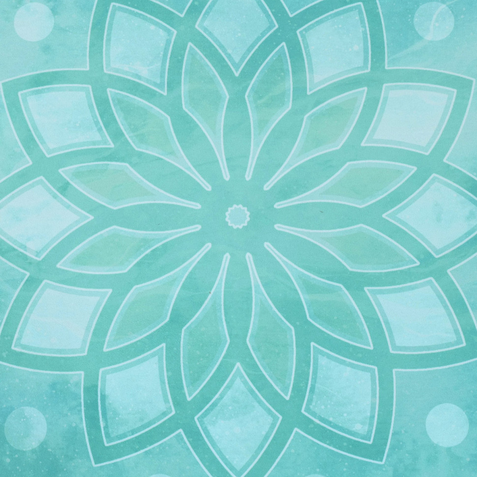 Коврик для фитнеса и йоги DFC Meditation Deluxe, 183x68x0,5 см, Lotus