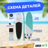 SUP-борд UNIX Line Calm Lake (300 cm) 