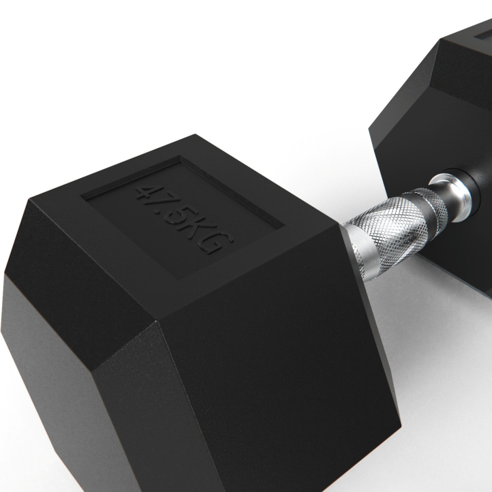 Гантели DFC гексаг. обрезиненная пара DB001-47,5 кг