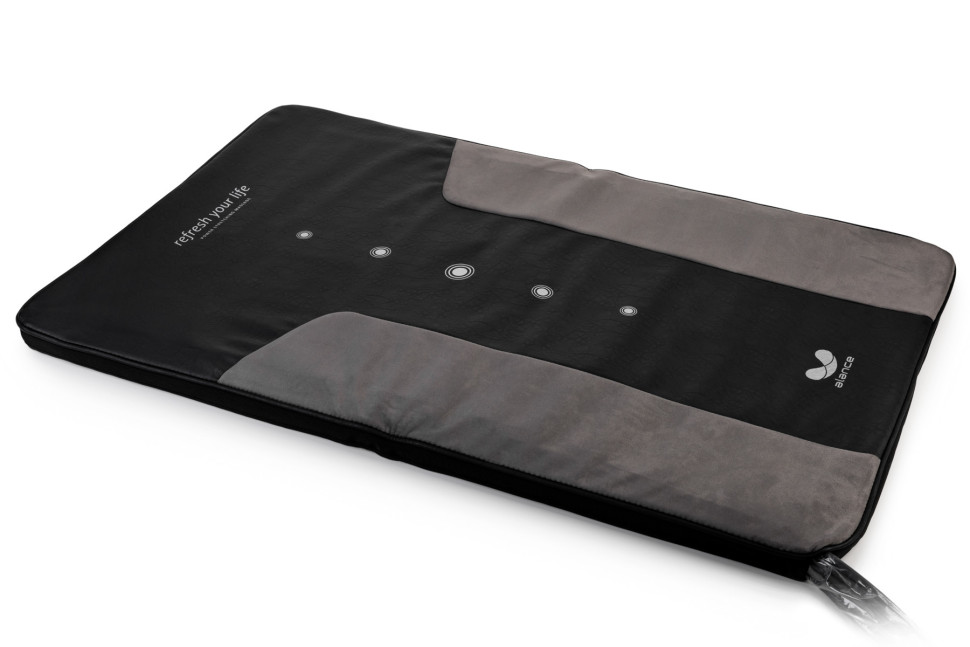 Аппарат для массажа мышц спины и растяжки позвоночника Gapo Alance Black, комплект «Коврик-мат»