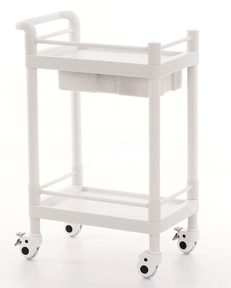 Тележка медицинская MET SP-140 (17529) 1 ящик и 2 полки