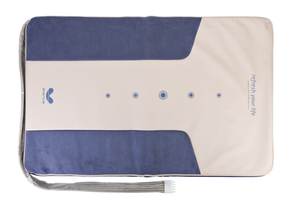 Аппарат для массажа мышц спины и растяжки позвоночника Gapo Alance Ivory, комплект «Коврик-мат»