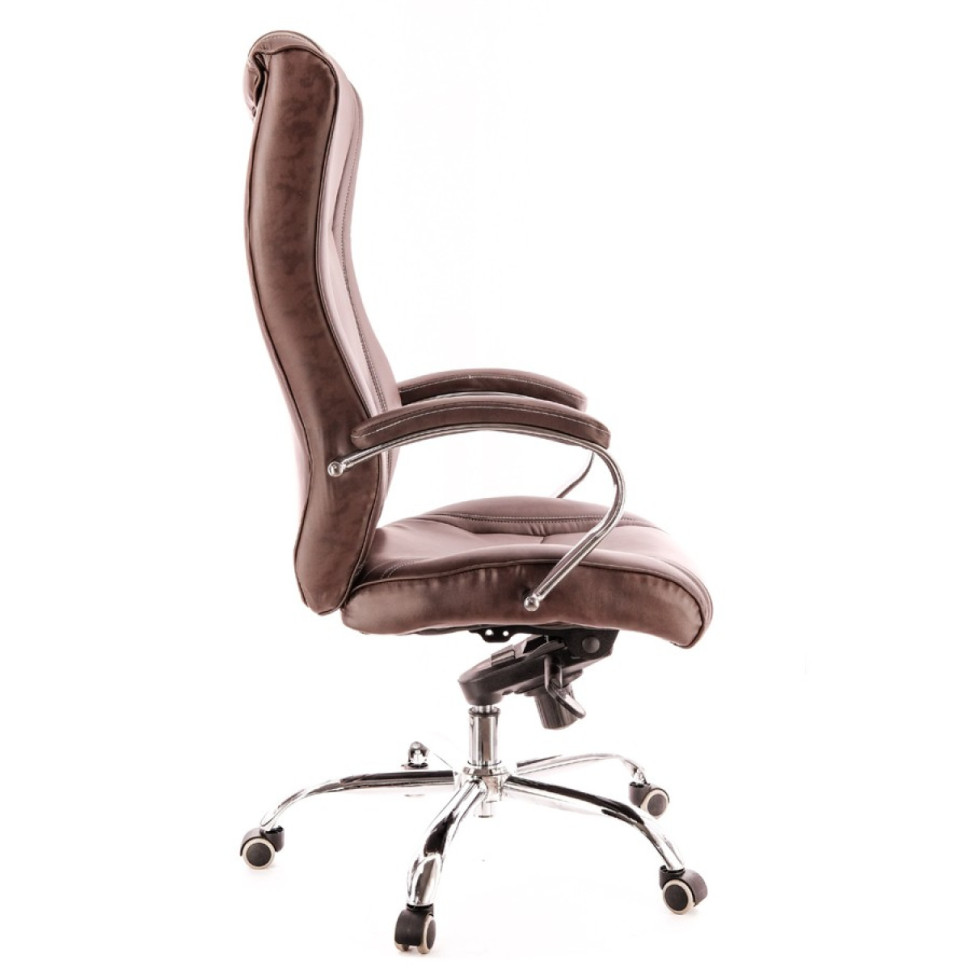 Кресло Everprof King M экокожа коричневый (EC-370 M PU brown)