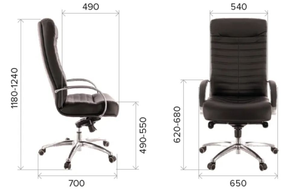 Кресло Everprof Orion AL M Экокожа Черный