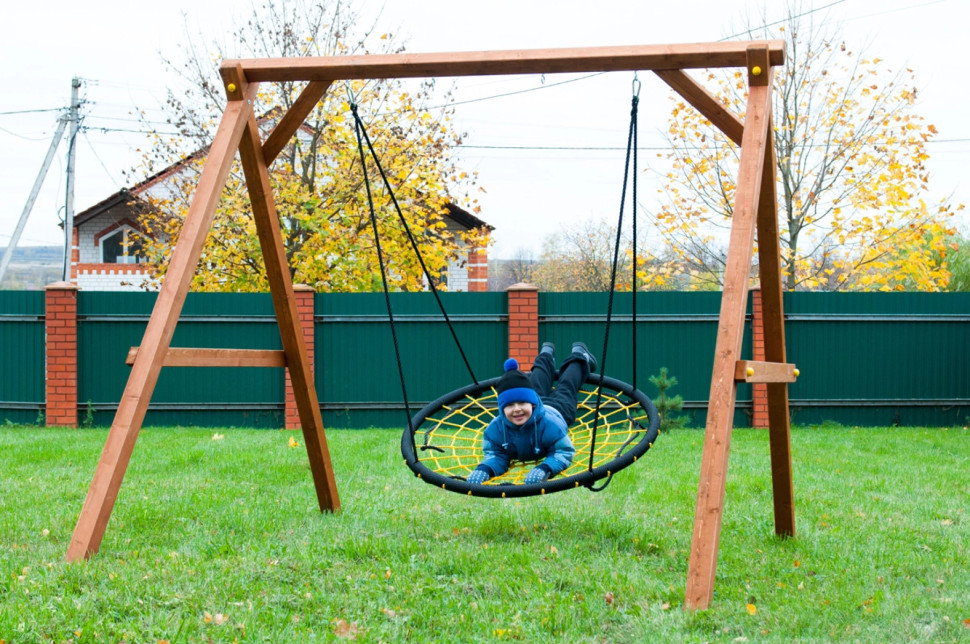 Качели деревянные Выше Всех