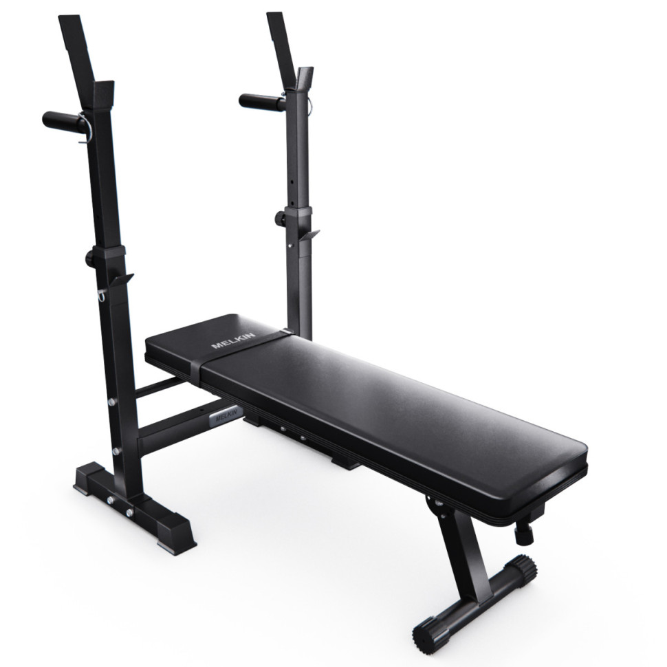 Скамья со стойками под штангу DFC MELKIN